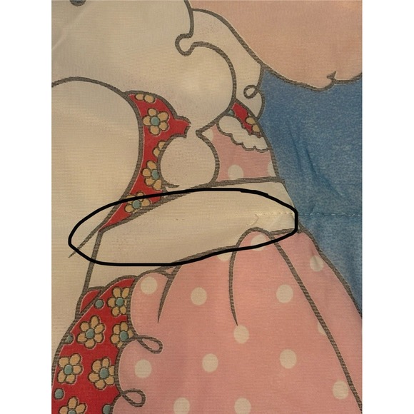 vtg 1980s PRECIOUS MOMENTS SLEEPING BAG Children Kids GIRL Duck‎ Goose Bedding - Picture 3 of 10